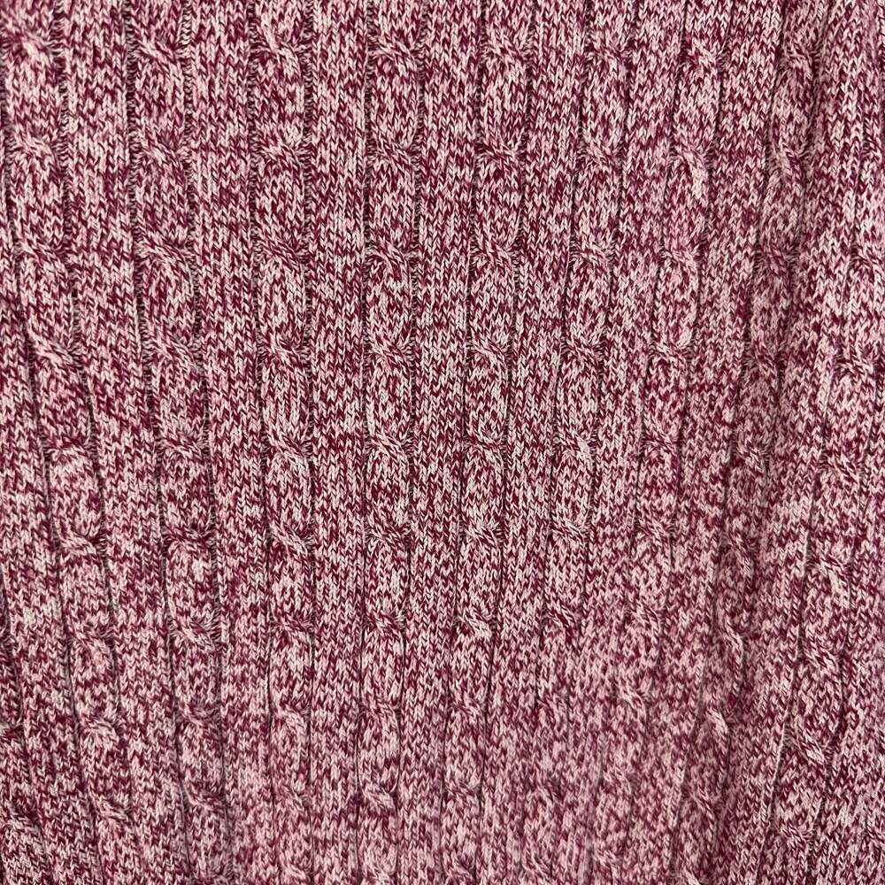 Kim Rogers Women's Pink Heathered Crew Neck Sweater - Picture 2 of 5